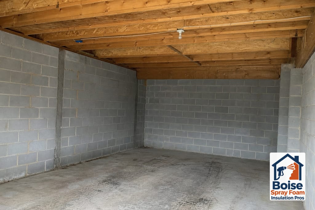 Garage And Basement Spray Foam Insulation photo