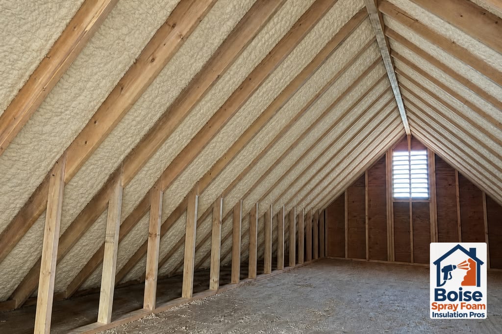 Open-Cell Spray Foam Insulation photo