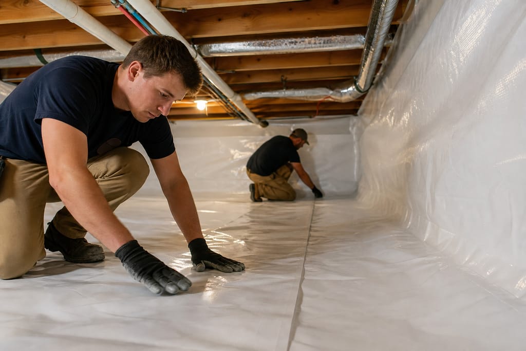 Vapor Barrier Installation photo